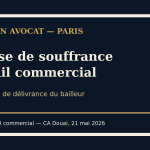 Clause de souffrance en bail commercial et obligation de délivrance du bailleur