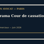 Panorama des décisions de la Cour de cassation du mois de juin 2026 en baux commerciaux