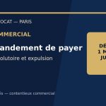 Commandement de payer en bail commercial et clause résolutoire